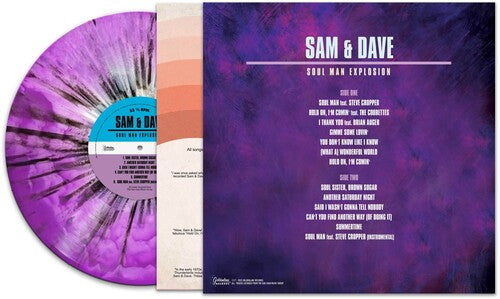 Sam & Dave: Soul Man Explosion - Purple Haze Splatter (Colored Vinyl LP) 2023 Release Date: 6/16/2023