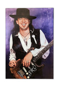 Stevie Ray Vaughan - Framed Canvas Wall Art  12"x18" Also Avail 8"x12"