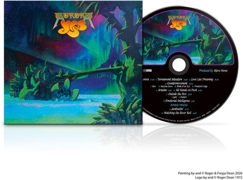 YES: Aurora Limited Edition Deluxe Edition (2 CDS+Blu-ray Audio Only) DTS Master Audio+ Dolby Atmos Booklet Photo Book 2026 Release Date: 6/12/2026 2 LP & CD Also Avail