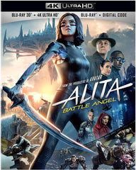 Alita: Battle Angel: (4K Ultra HD+Blu-ray+Digital Copy) Widescreen Subtitled Dolby) 2019 Release Date: 7/23/2019