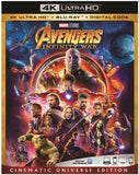 Avengers: Infinity War (4K Ultra HD+Blu-ray+Digital)  4K Mastering, 2 Pack 2018 Rated: PG13 Release Date 8/14/18