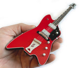 ZZ Top: Billy F Gibbons Billy Bo Signature Red 1959 Gretsch Jupiter Thunderbird Mini Guitar Replica Collectible 2023 Release Date 3/10/23