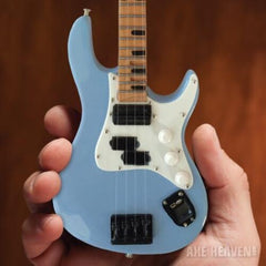 Billy Sheehan Yamaha Attitude Sonic Blue Mini Bass Guitar Replica Collectible *MADE IN THE USA*