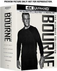 The Bourne Ultimate Collection:  5 Film Boxed Set (4K Ultra HD+Blu-ray+Digital HD) 11 Discs Release Date: 6/6/2017