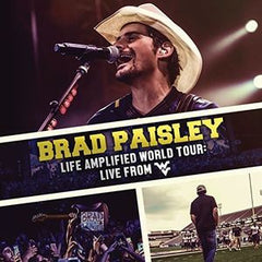 Brad Paisley: "Live Amplified World Tour" Live West Virginia 2016 Deluxe Edition CD/DVD 2016 12-23-16 Release Date