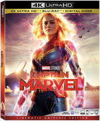 Captain Marvel: (4K Ultra HD+Blu-ray+Digital) Rated  PG13 2019 Release Date 6/11/19