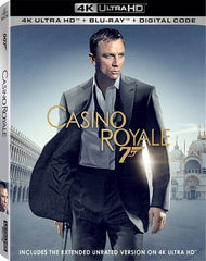 Casino Royale (4K Ultra HD+Blu-ray+Digital) 4K Ultra HD Rated UNR 2020 Release Date: 2/25/20