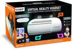 Coby CVG-02-RC 3D Virtual Reality Goggles -for iOS/Android -Wireless Remote & Earbuds 2019