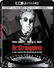Dr. Strangelove, Or: How I Learned to Stop Worrying and Love the Bomb:     (4K Ultra HD Blu-ray+Digital Copy) 1964 Release Date: 7/6/2021