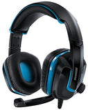 DreamGear DGPS4-6447 PS4 GRX-440 Game Headset - Boom Mic (Black/Blue) (Large Item, On-Ear Headphones)