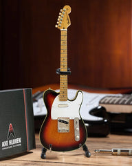 Eric Clapton Blind Faith Signature Vintage Fender Telecaster Sunburst Mini Guitar Replica Collectible *MADE IN THE USA*