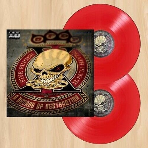 Five Finger Death Punch:  Decade Of Destruction-Crimson Red Colored Vinyl Red (Limited Edition Double Gatefold LP Jacket)  2023 Release Date: 3/3/2023