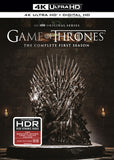 Game of Thrones: The Complete First Season (Black, 4K Ultra HD 4K Mastering, Boxed Set, Ultraviolet Digital Copy, 4PC)  Ultra HD 2018 Release Date 6/5/18