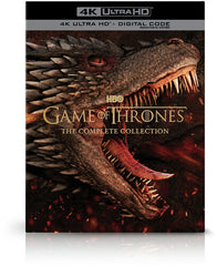 Game of Thrones: The Complete Collection (4K Ultra HD+Blu-ray+Digital) 73 Episodes on 33 Discs 63 hrs Rated: NR Release Date: 11/3/2020