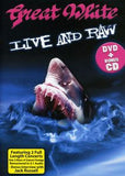 Great White: Live & Raw Irvine & Modesto CA 1990's DVD Bonus CD Edition 2011 16:9 Dolby Digital 5.1 29 Live Tracks