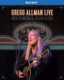 Gregg Allman Live: Back To Macon, GA. Grand Opera House 2014 (Blu-ray) 2015 DTS-HD Master Audio 08/07/15 Release Date
