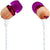 House Of Marley Earbuds Smile Jamaica (Purple) W/Mic 9.2mm Drivers FSC Wood Rear Housing & Aluminum Front Housing