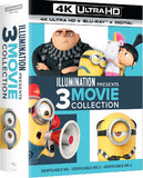 Despicable Me: Illumination Presents 3 Movie Collection Box Set (4K Ultra HD+Blu-ray+Digital) 3 Movie Boxed Set) Rated: PG 2018 Release Date 3/13/18