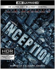 Inception 4K Ultra HD-Blu-ray-Digital Download 2017 Release Date: 12/19/17