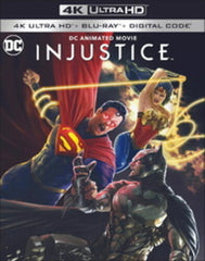 Injustice (4K Ultra HD+Blu-ray+Digital Copy) Animated 2021 Release Date: 10/19/2021