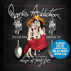 Jane's Addiction: Alive at Twenty-Five Silver Spoon Tour 25th Anniversary Irvine Meadows 2016 (CD/ DVD/Blu-ray) 2017 Release Date 8/4/17