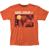 Janis Joplin:  Singing Live Rock and Roll T Shirt  Band Licensed Fitted Jersey Sizes Large-XL New release 2019