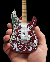 Jimi Hendrix Fender Stratocaster Saville Theatre Mini Guitar Replica Collectible (Large Item, Collectible)