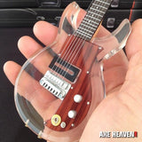 Keith Richards Rolling Stones Dan Armstrong 1969 Ampeg See Through Lucite Plexiglass Perspex Mini Guitar Replica Collectible (Large Item, Collectible, Figure)