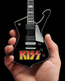 Kiss Paul Stanley Kiss Logo Iceman Mini Guitar Replica Collectible *MADE IN THE USA*