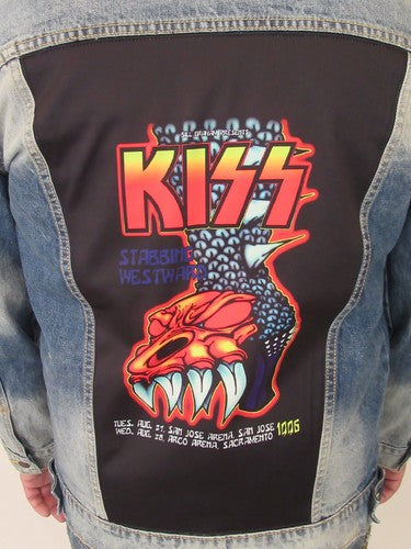 Kiss '96 Gargoyle Blue Jean Jacket (MED-LARGE-XL-XXL) 2019 IN STOCK NOW 2022