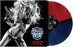L.A. Guns : Covered In Guns - Red & Blue (Colored Vinyl Red, Blue Bonus Tracks LP) 2022 Release Date: 12/23/2022