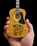 John Lennon Acoustic Give Peace A Chance Miniature Guitar Replica Collectible (Large Item, Collectible)