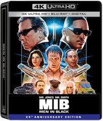 Men in Black 25th Anniversary Steelbook (4K Ultra HD+Blu-ray+Digital) 4K Ultra HD Rated: PG13 2022 Release Date: 7/19/2022