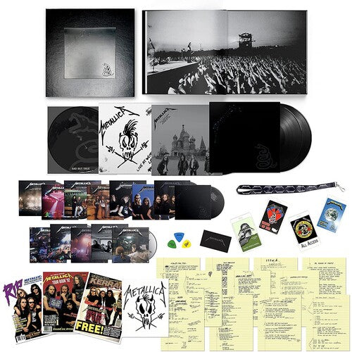 METALLICA: The Black Album: Remastered Deluxe Box Set (5 LP 180gm+14 CD+6 DVD) 4 Live Concerts-2021 Release Date: 9/10/2021