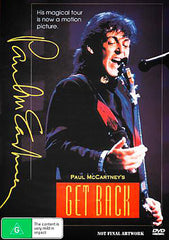 Paul McCartney’s Get Back 1989-1990 Tour Import Australia 19 Live Concert Performances (DVD) 2022 Release Date: 8/26/2022