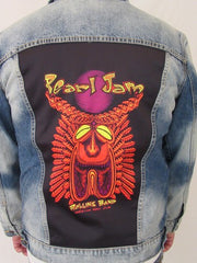 Pearl Jam Tiki Torch Blue Jean Jacket  (Medium-Large-XL)- 2018
