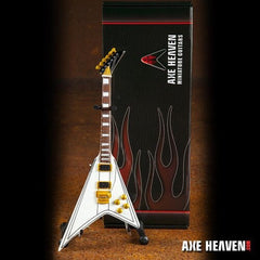 Randy Rhoads Signature White Flying V Mini Guitar Replica Collectible (Large Item, Collectible, Figure)