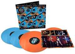 Rolling Stones: Steel Wheels Live (Live From Atlantic City NJ 1989) Oversize Item Split 180 Gram Vinyl, Colored Vinyl, Blue)  (4LP) 2020 Release Date: 9/25/2020