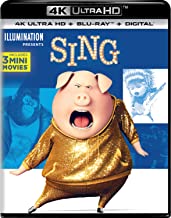Sing: (4K Ultra HD+ Blu-ray+Digital) Special Edition, Ultraviolet Digital  Snap Case 4K Ultra HD Rated: PG Release Date 3/21/17