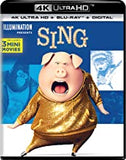 Sing: (4K Ultra HD+ Blu-ray+Digital) Special Edition, Ultraviolet Digital  Snap Case 4K Ultra HD Rated: PG Release Date 3/21/17