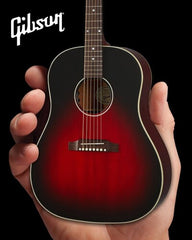Slash Guns N Roses Ltd Edition Vermillion Burst Gibson J-45 Mini Acoustic Guitar Replica Collectible *MADE IN THE USA*