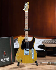 Bruce Springsteen Fender Telecaster Vintage Blonde Mini Guitar Replica Collectible *MADE IN THE USA*