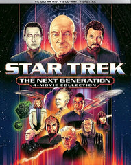 Star Trek: The Next Generation Motion Picture Collection (4K Ultra HD+Blu-ray) 8 Disc Boxed Set Dolby 4K Ultra HD Rated: PG 2023 Release Date: 4/4/2023