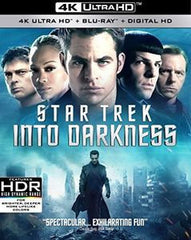 Star Trek Into Darkness: 4K Ultra HD  (Widescreen, Dubbed, Subtitled, AC-3, Dolby) Starring: Chris Pine, Zachary Quinto, Zoe Saldana 2016 06-14-16 Release Date