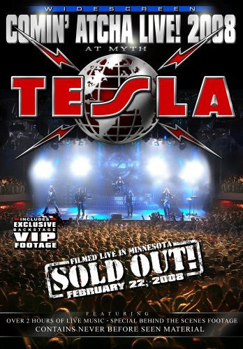 Tesla: Comin' Atcha Live! 2008 DVD 16:9  Release Date 7/15/08