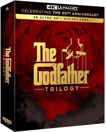 The Godfather: Trilogy 50th Anniversary (Boxed Set 4K Mastering+Digital Code) Collector's Edition 5 Discs Widescreen  Rated: R 2022 Release Date: 3/22/2022