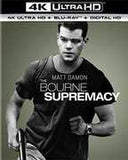 The Bourne Supremacy (With Blu-Ray, 4K Mastering, Ultraviolet Digital Copy, 2 Pack, Snap Case) 2016 12-06-16 Release Date