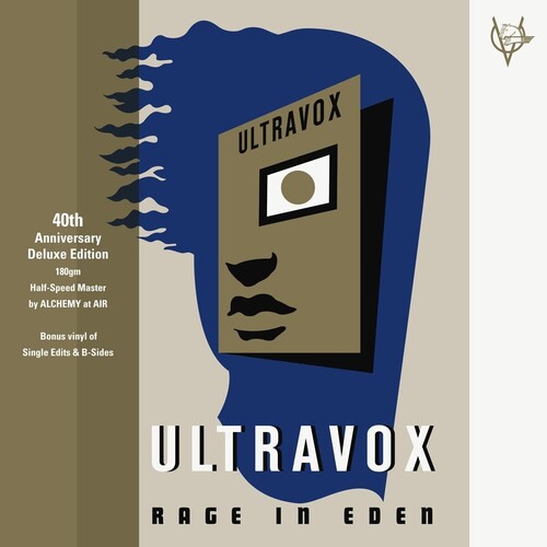 Ultravox: Rage in Eden 1981 40th Anniversary Half-Speed Master (2LP) 2022 Release Date: 12/2/2022