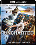 Uncharted:  (4K Ultra HD+Blu-ray+Digital) (Steelbook with Ring) (Limited Edition  4K Ultra HD Rated: PG13 2022 Release Date: 5/10/2022