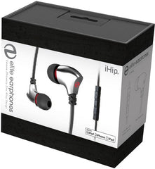 IHIP: Silver Elite Zinc-Alloy Earphones W/Mfi-Mic (Silver, With Microphone, In-Ear Headphones, Earbuds)